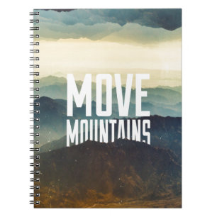 Move Mountains Spiral Notebook