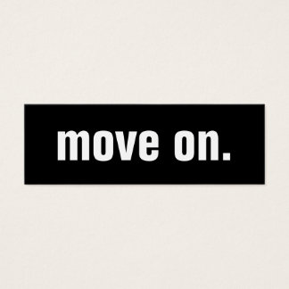 move on.