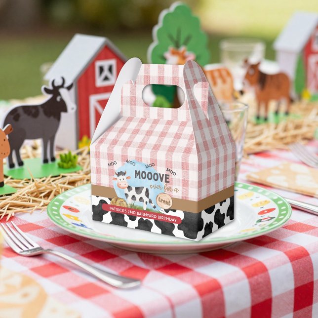 Move Over Barnyard Favor Box (Creator Uploaded)