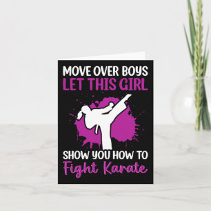 Move Over Boys Let This Girl Show You How To Fight Card