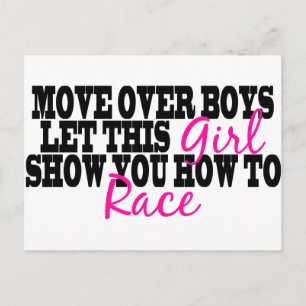 Move Over Boys..... Postcard