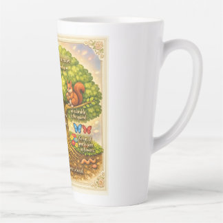 move throughout the day steadily inducing joy latte mug
