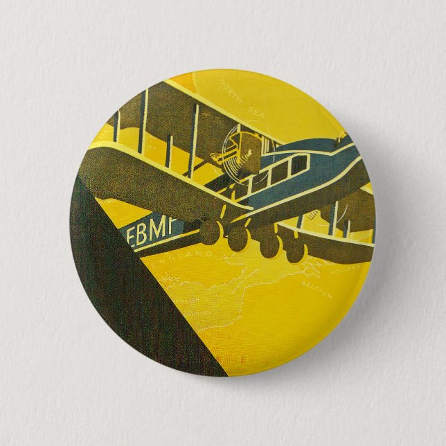 Move With the Times 6 Cm Round Badge (Front)