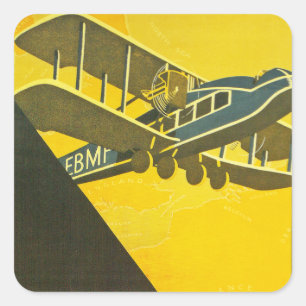 Move With the Times Square Sticker