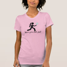 "Move Your Feet, Girl" Pickleball Shirt for Women