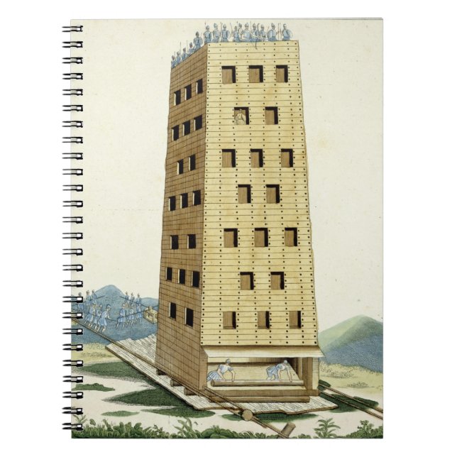 Moveable tower, designed after Caesar's tower at N Spiral Notebook (Front)