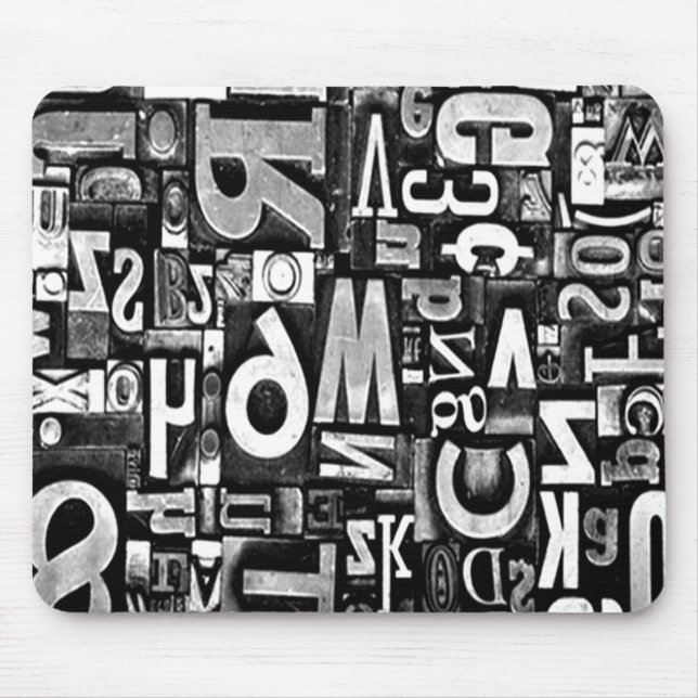 Moveable Type Mouse Pad (Front)
