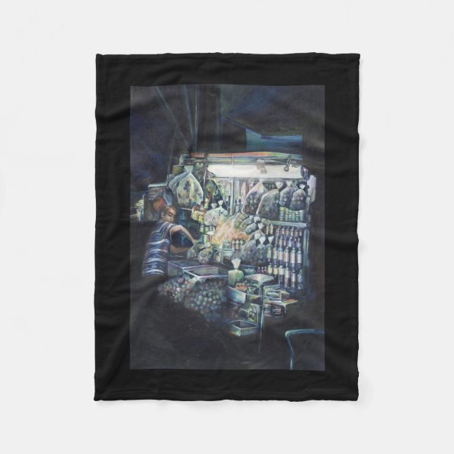 Moved the goal, Singapore Fleece Blanket (Front)