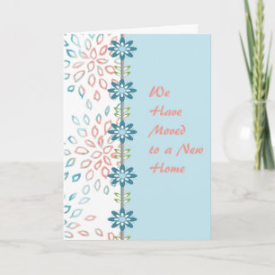 Moved to New Home Card Designer Flowers