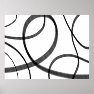 Movement in Black and White  Poster