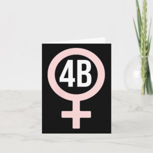 Movement Korean Feminist Card