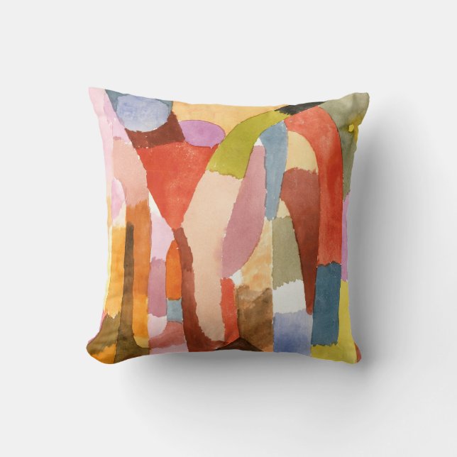 Movement of Vaulted Chambers, Paul Klee  Cushion (Front)
