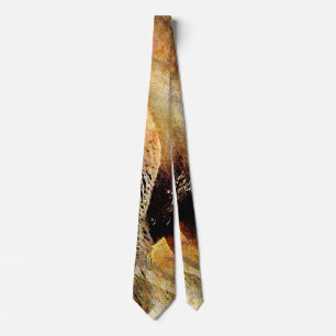 Movements-Earth Tone Abstract Men"s Tie