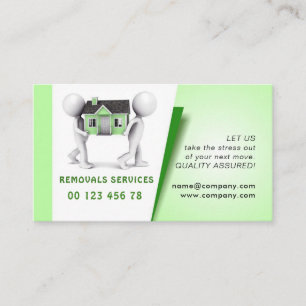 Movers, Packing & unpacking service Business Card