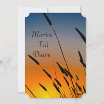 Movie and Game Night Invitation