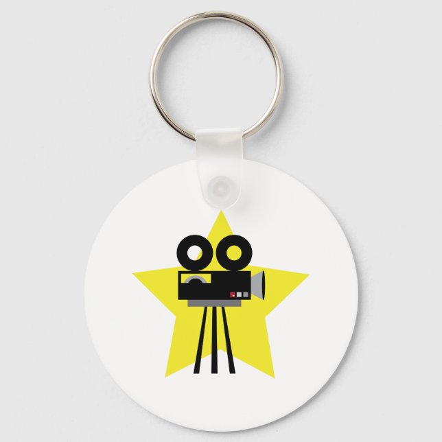 Movie Camera Key Ring (Front)