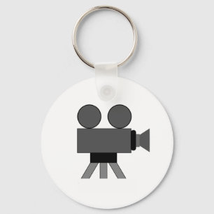 Movie Camera Key Ring