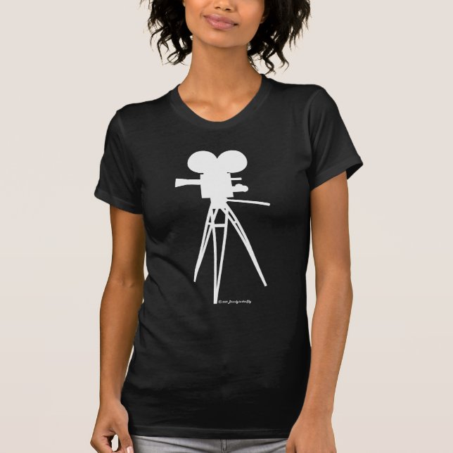 Movie Camera Silhouette Shirt (Front)