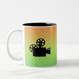 Movie Camera Two-Tone Coffee Mug
