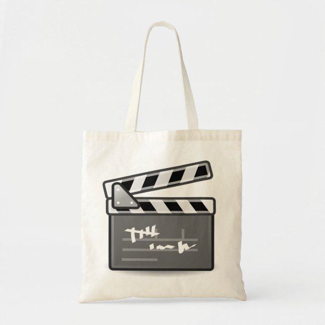Movie Clapboard Fim Director Clap Board Tote Bag (Front)