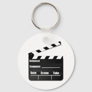 Movie Clapperboard Key Ring