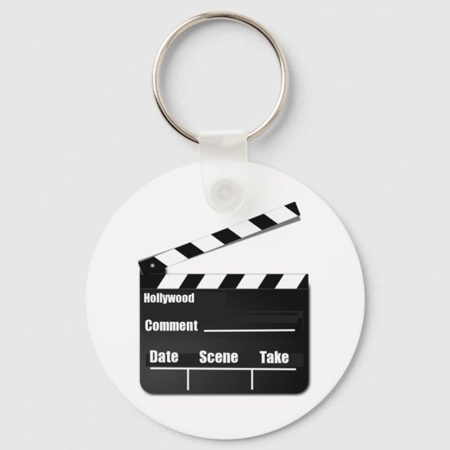 Movie Clapperboard Key Ring (Front)
