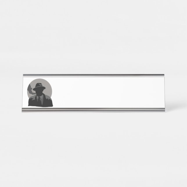 Movie Detective Desk Name Plate (Front)