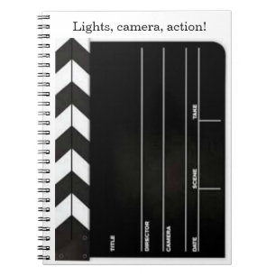 Movie Director Clapboard/Slate Spiral Notebook
