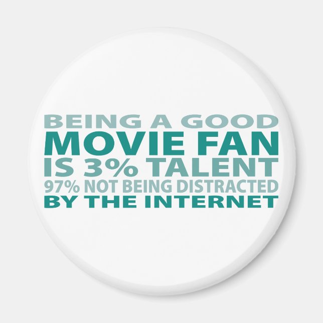 Movie Fan 3% Talent Magnet (Front)