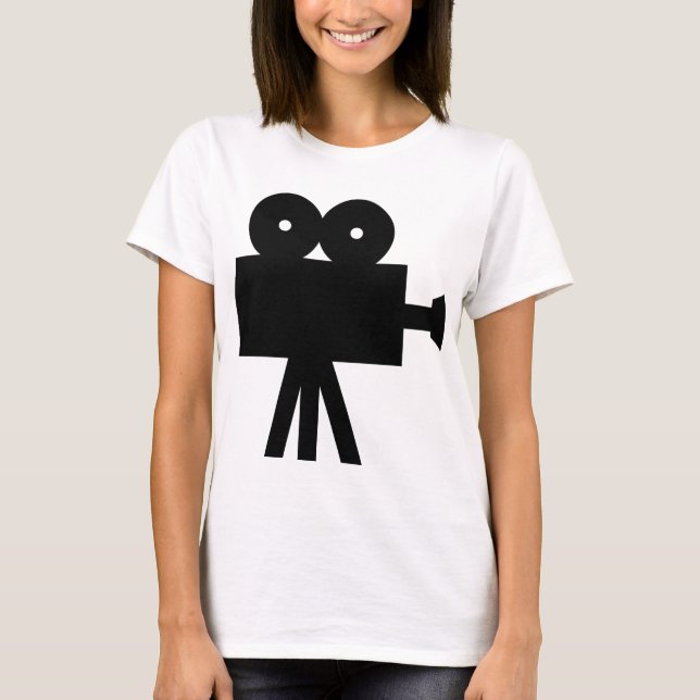 Movie Film Cine Camera Hollywood T-Shirt (Front)