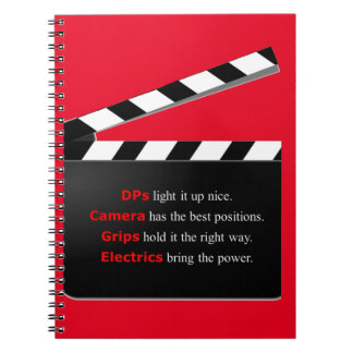Movie Film Crew DIRECTOR it's a Wrap Notebook