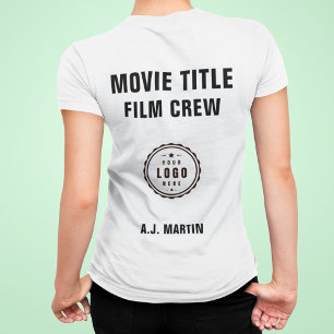 Movie Film Crew Logo Custom Personalised Name Tri-Blend Shirt