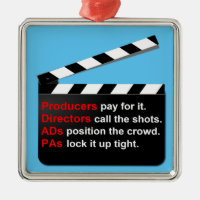 Movie Film Crew Producer Hit Ornament