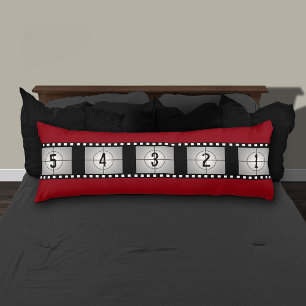 Movie Film Strip Countdown Body Cushion