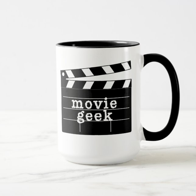 Movie Geek with Clapboard Mug (Right)