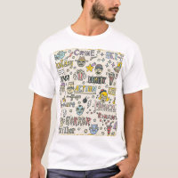 Movie Genres: TV Shows Doodle Set
