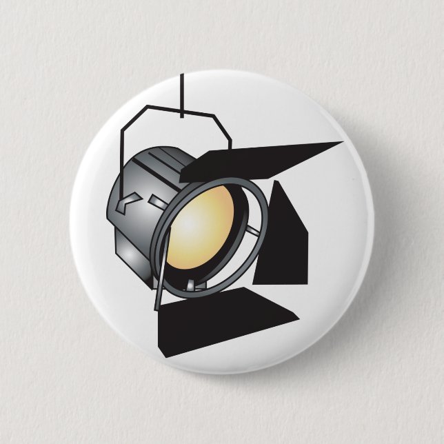 Movie Light 6 Cm Round Badge (Front)