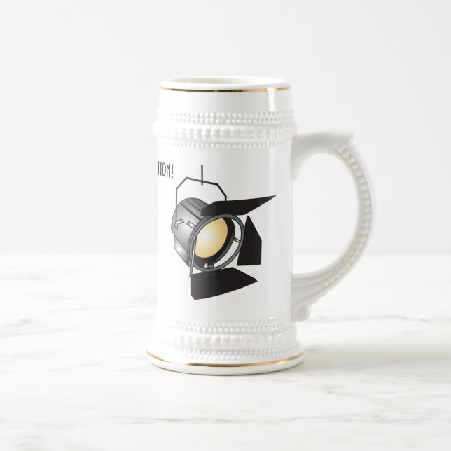 Movie Light Beer Stein (Right)