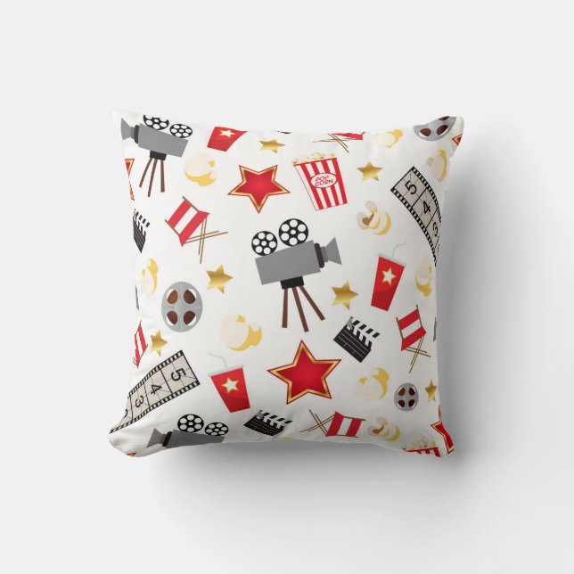 Movie Lover Pattern Cushion (Front)
