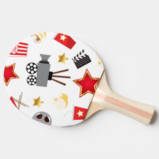 Movie Lover Pattern Ping Pong Paddle