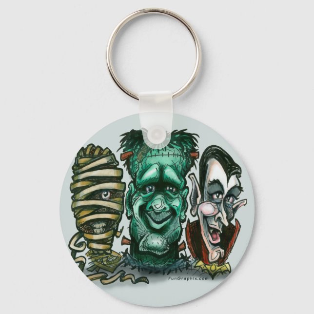 Movie Monsters Key Ring (Front)