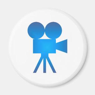 movie movie camera magnet