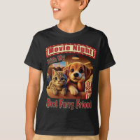 Movie Night - Best Furry Friend - Cute Cat & Dog