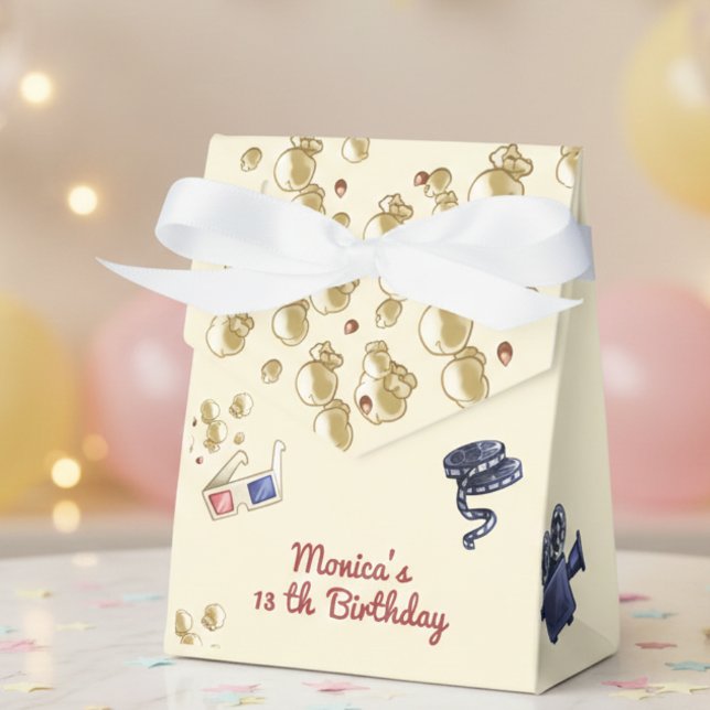 Movie night birthday for kids favour box (Creator Uploaded)