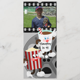 Movie Night Birthday Invitation