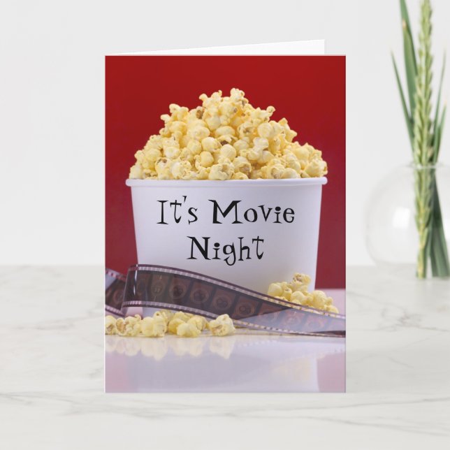 Movie Night Card (Front)