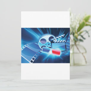 Movie Night Cinema Film Reel Invitation