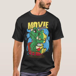 Movie night Dinosaur T-Shirt