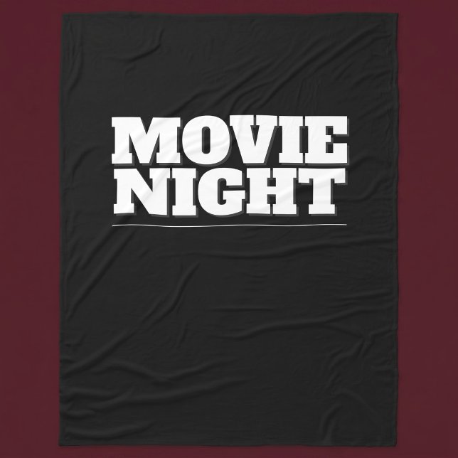 Movie Night Fleece Blanket (Creator Uploaded)