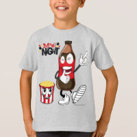 *Movie Night* Funny Friends T-Shirt